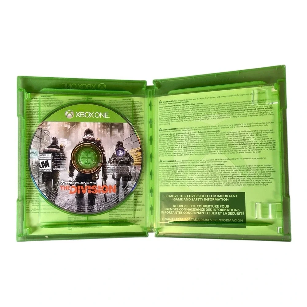 UbiSoft Tom Clancy's The Division Xbox One Video Game Rated Mature